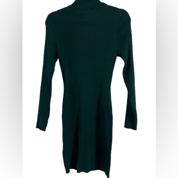 Derek Heart Teal Long Sleeve Dress - Picture 2 of 5